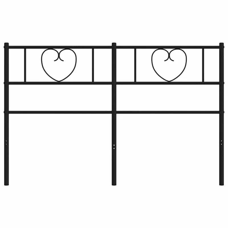 Metalinis pakaitinis galvūgalis, juodos spalvos, 150cm