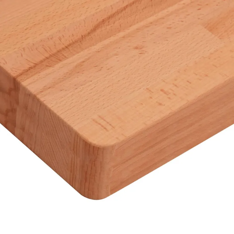 Stalviršis, 90x90x4cm, bukmedžio medienos masyvas, kvadratinis