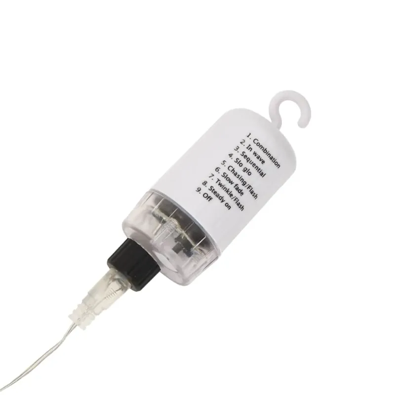 Kalėdinis šviestuvas fejerverkas, 140 šaltų baltų LED, 17cm