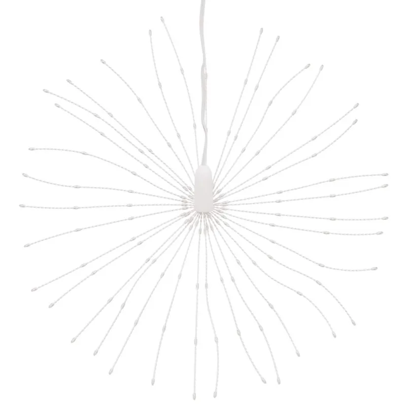 Kalėdinis šviestuvas fejerverkas, 140 spalvotų LED, 17cm