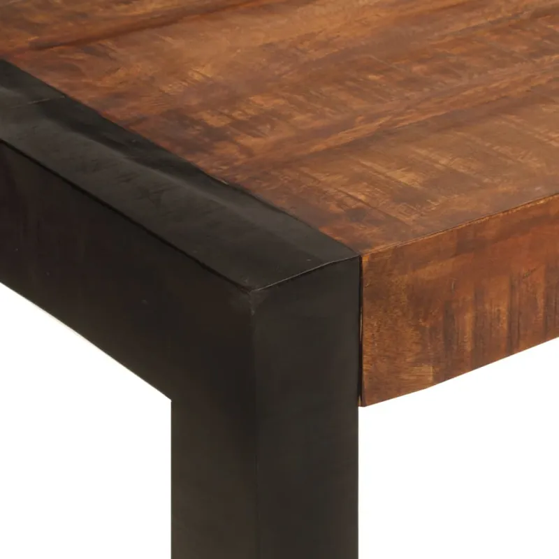 Valgomojo stalas, medaus rudas, 120x60x76cm, mango masyvas