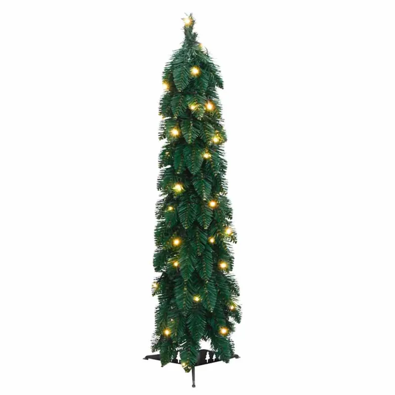 Dirbtinė apšviesta Kalėdų eglutė su 45 LED lemputėmis, 90cm