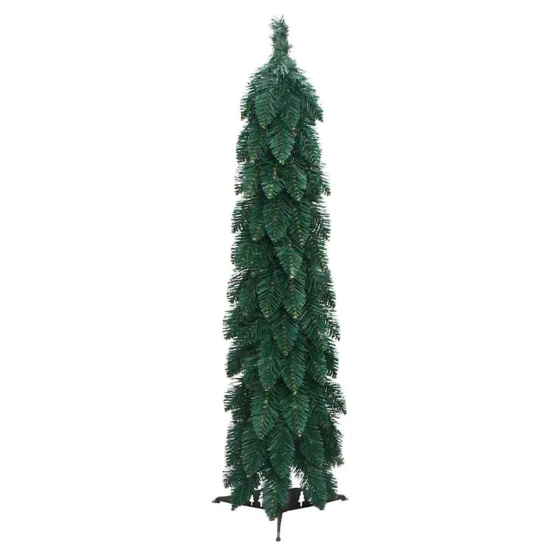 Dirbtinė apšviesta Kalėdų eglutė su 45 LED lemputėmis, 90cm