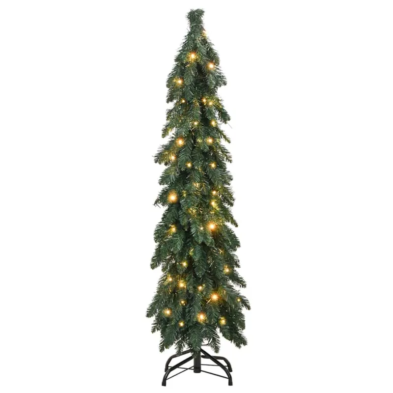 Dirbtinė apšviesta Kalėdų eglutė su 60 LED lempučių, 120cm