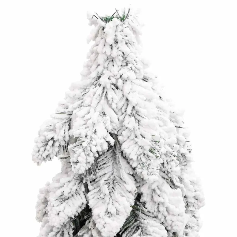 Dirbtinė apšviesta Kalėdų eglutė su 80 LED ir sniegu, 150cm