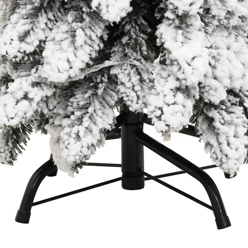 Dirbtinė apšviesta Kalėdų eglutė su 80 LED ir sniegu, 150cm