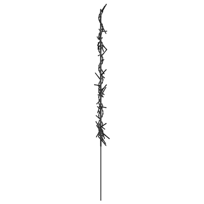 Kalėdinės dekoracijos eglutės su smaigais, 3vnt., 50LED, 30cm