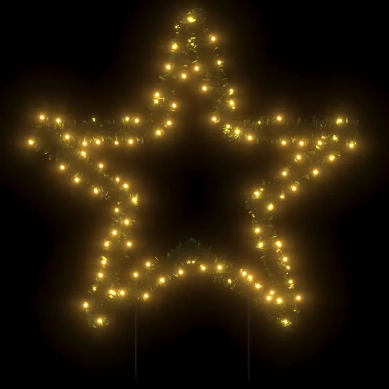 Kalėdinė šviečianti dekoracija žvaigždė, 115LED, 85cm