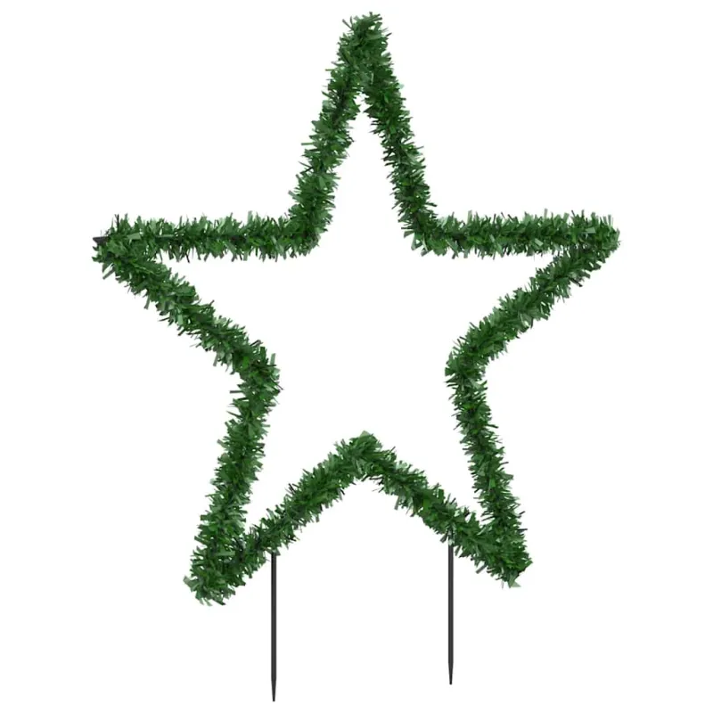 Kalėdinė šviečianti dekoracija žvaigždė, 80LED, 60cm