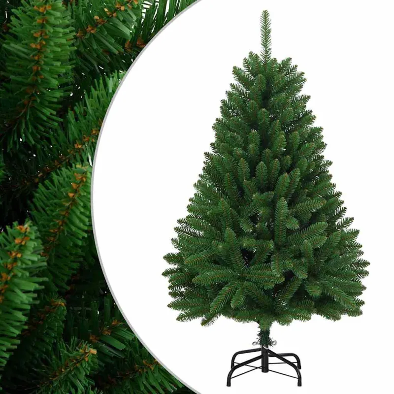 Dirbtinė eglutė su šarnyrinėmis šakomis/stovu, žalia, 120cm