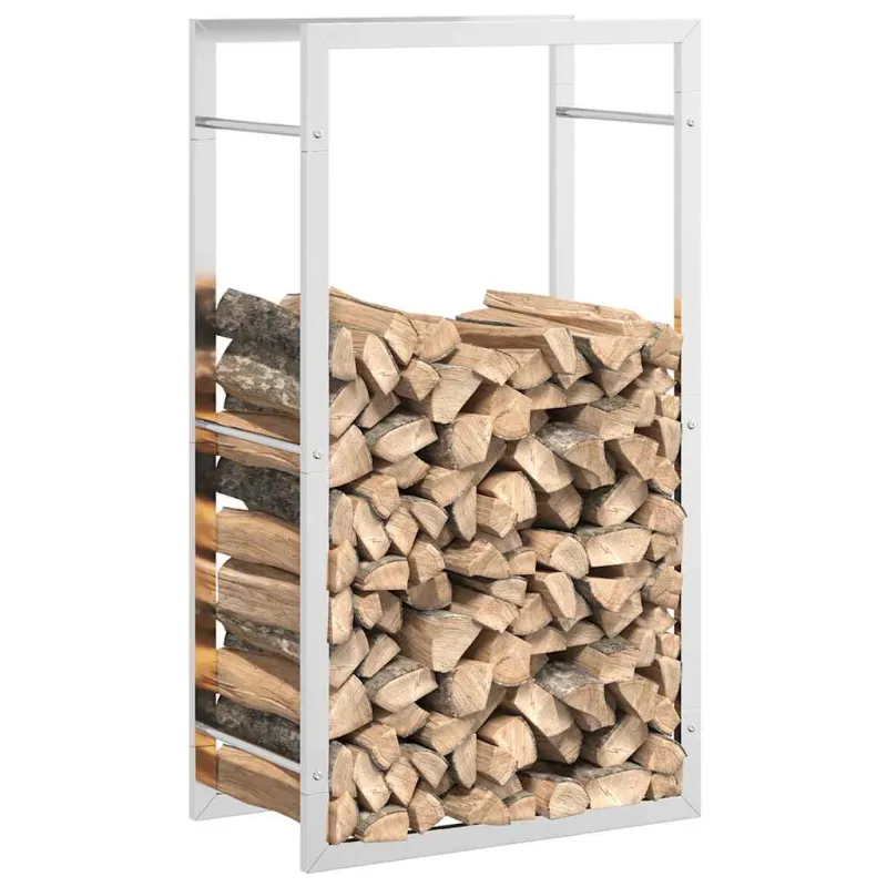 Stovas malkoms, 50x28x94 cm, nerūdijantis plienas
