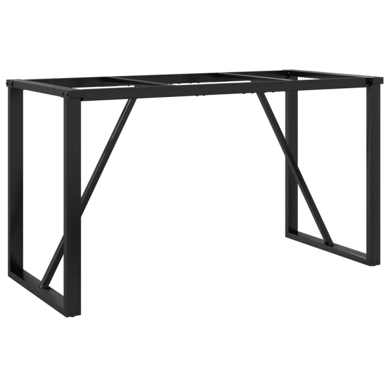 Valgomojo stalo kojos, 120x60x73cm, plieninis, O formos rėmas