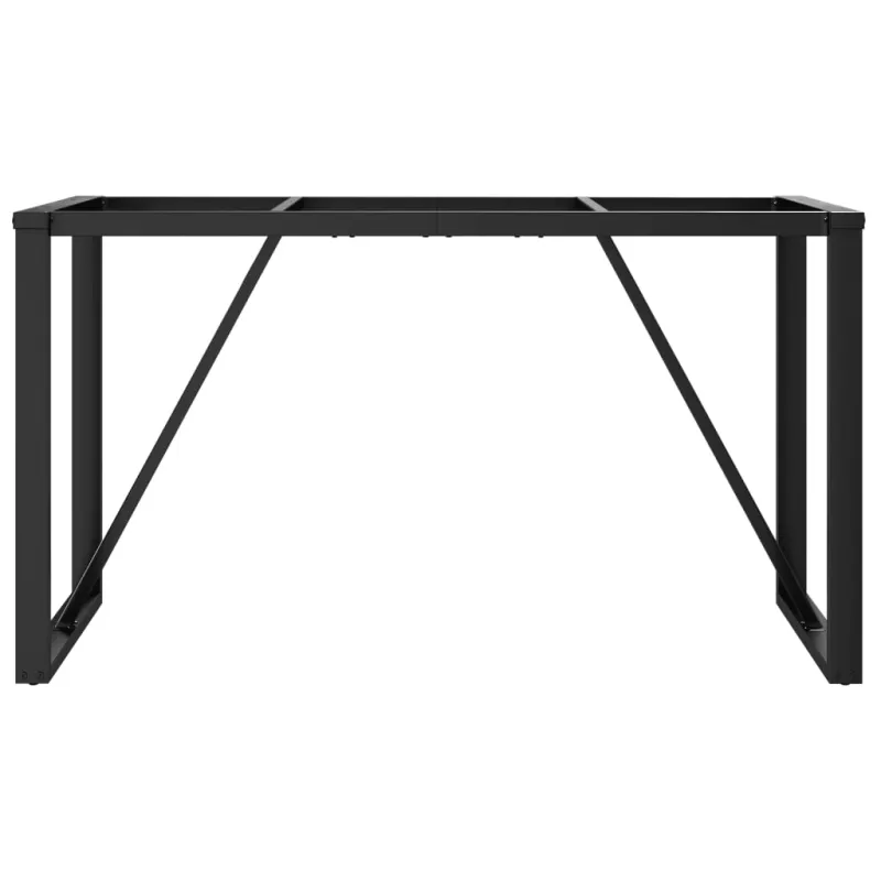 Valgomojo stalo kojos, 140x60x73cm, plieninis, O formos rėmas