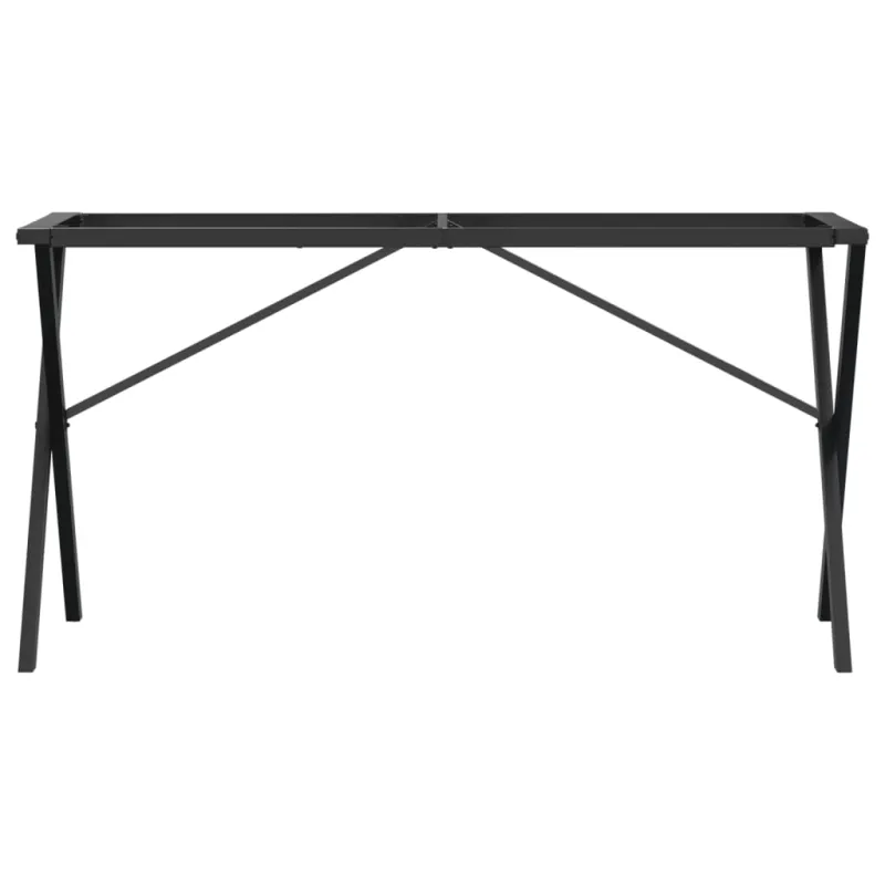 Valgomojo stalo kojos, 120x60x73cm, plieninis, X formos rėmas