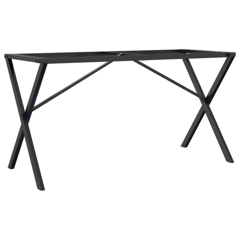 Valgomojo stalo kojos, 120x60x73cm, plieninis, X formos rėmas