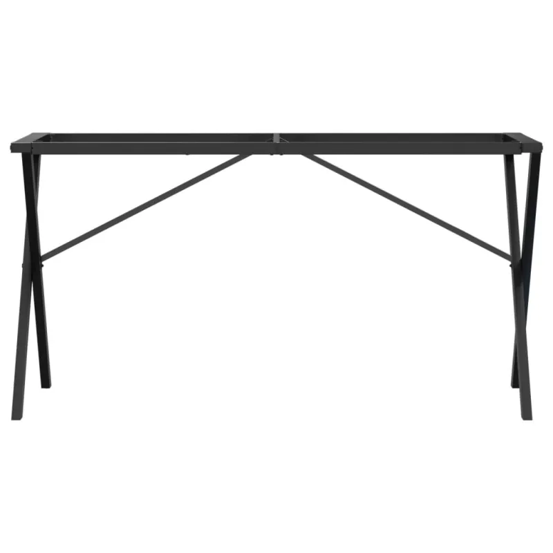 Valgomojo stalo kojos, 140x60x73cm, plieninis, X formos rėmas