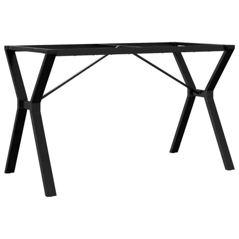 Valgomojo stalo kojos, 120x60x73cm, plieninis, Y formos rėmas