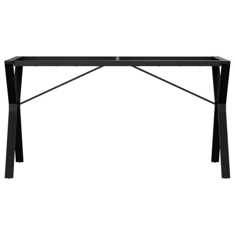 Valgomojo stalo kojos, 140x60x73cm, plieninis, Y formos rėmas
