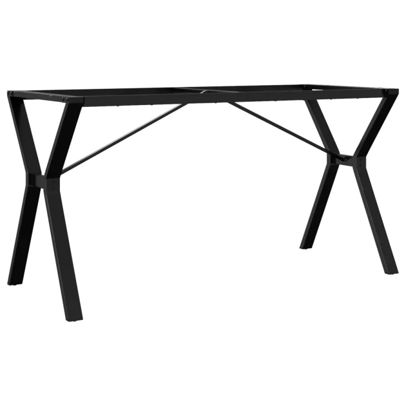 Valgomojo stalo kojos, 140x60x73cm, plieninis, Y formos rėmas