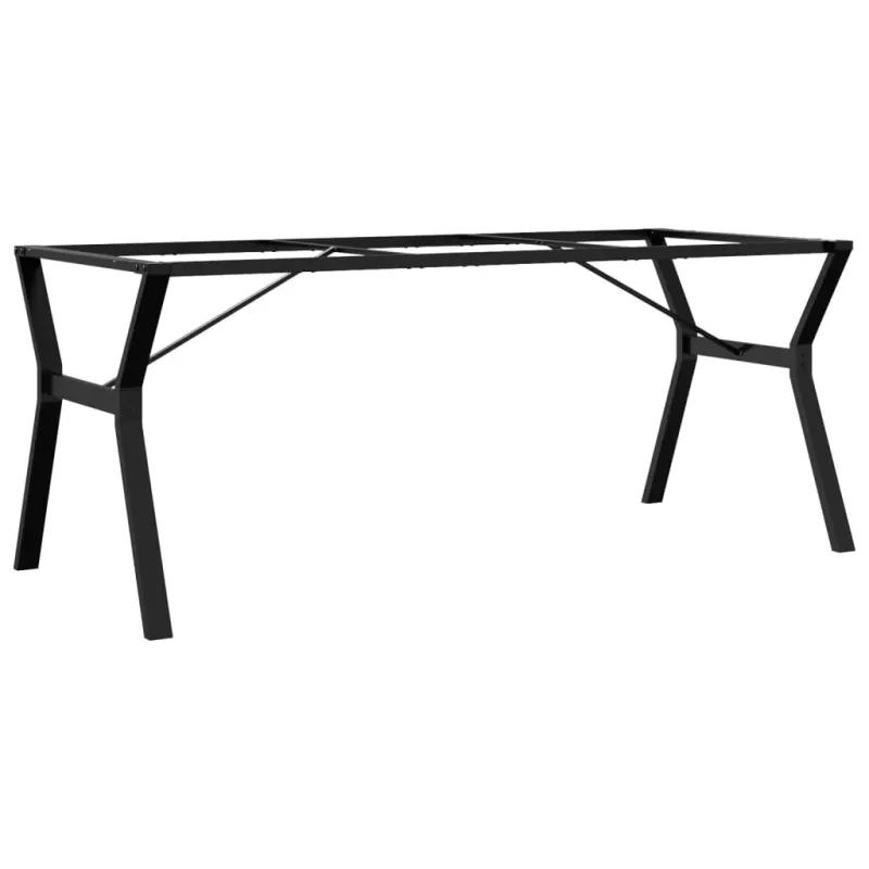 Valgomojo stalo kojos, 180x80x73cm, plieninis, Y formos rėmas