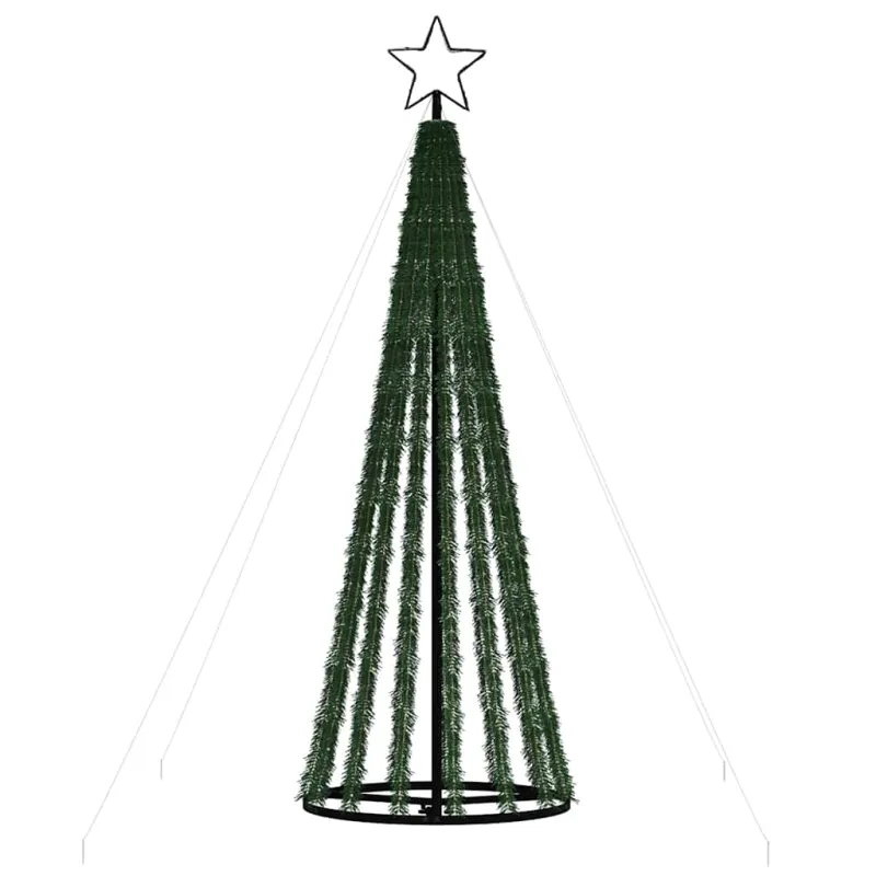 LED Kalėdų eglutė 275 LED Šiltai Balta 180 cm