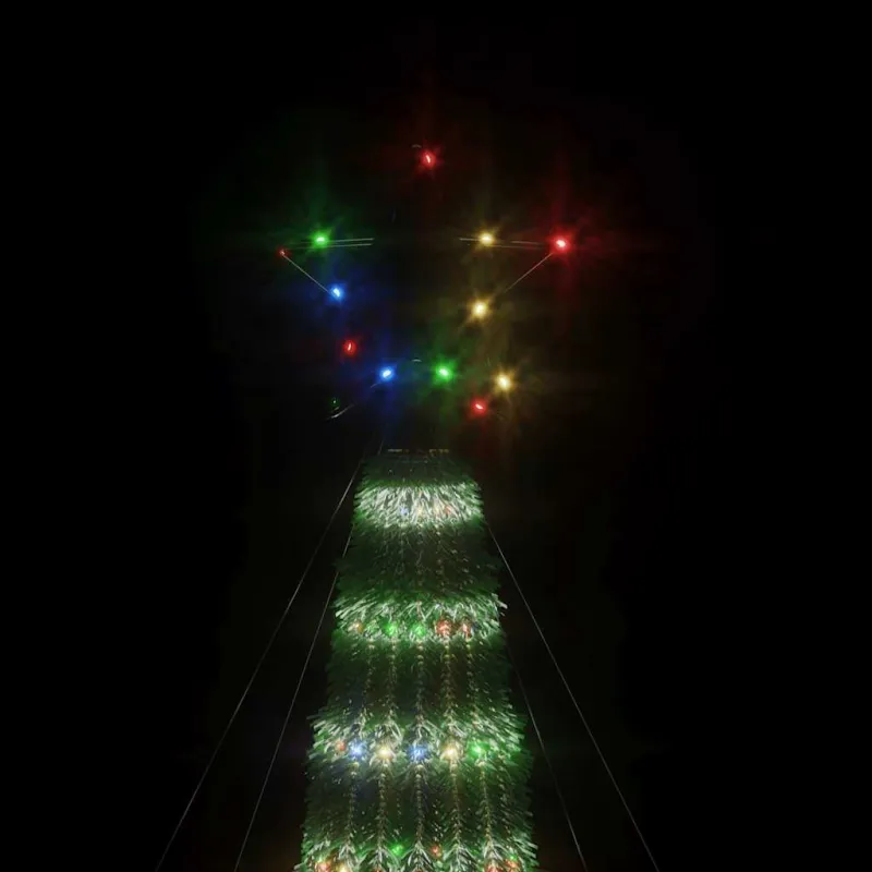 LED Kalėdų eglutė 275 LED Spalvingi 180 cm