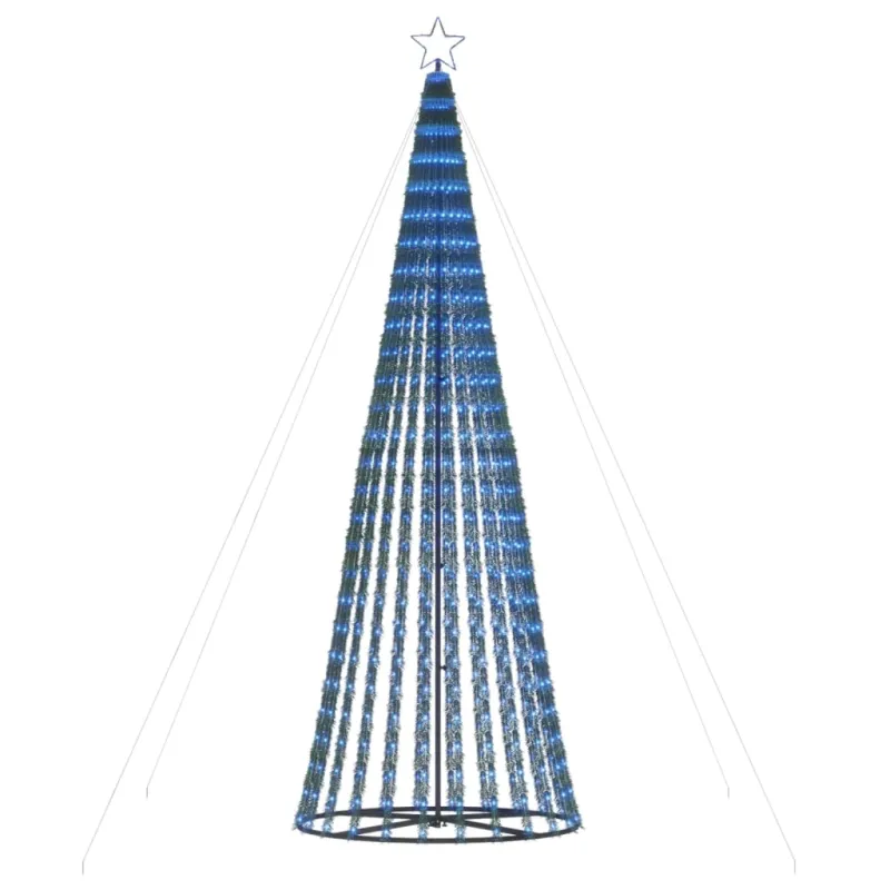 LED Kalėdų eglutė 688 LED Mėlyna 300 cm