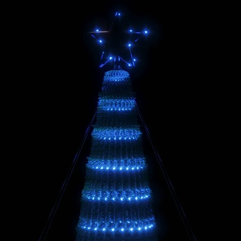 LED Kalėdų eglutė 688 LED Mėlyna 300 cm