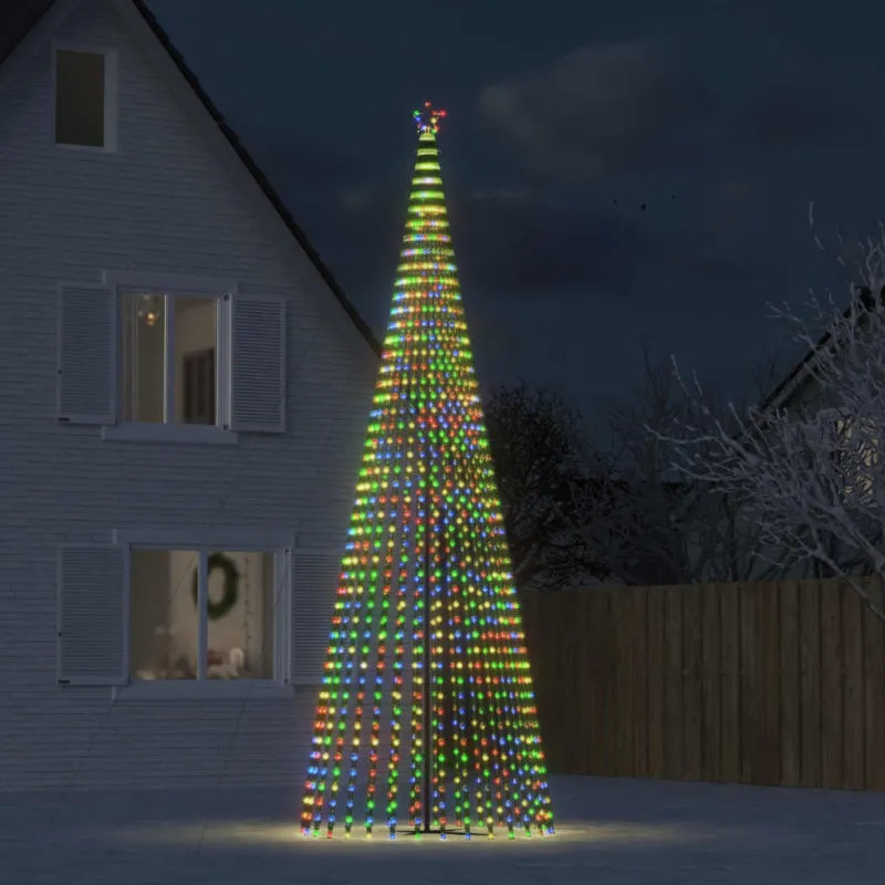 LED Kalėdų eglutė 1544 LED Spalvingi 500 cm