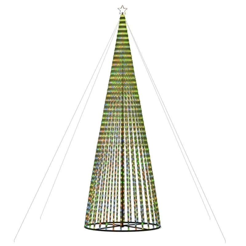 LED Kalėdų eglutė 1544 LED Spalvingi 500 cm