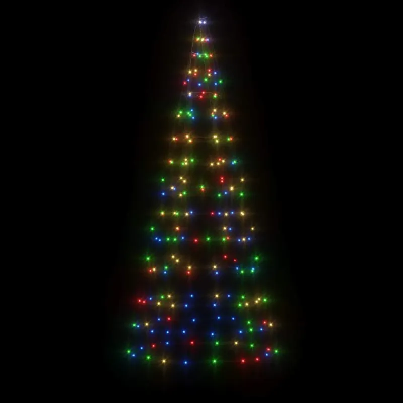 LED Kalėdų eglutė 200 LED Spalvingi 180 cm