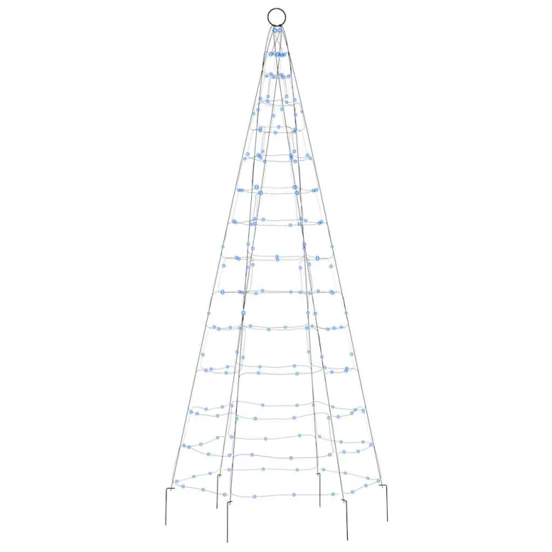 LED Kalėdų eglutė 200 LED Mėlyna 180 cm