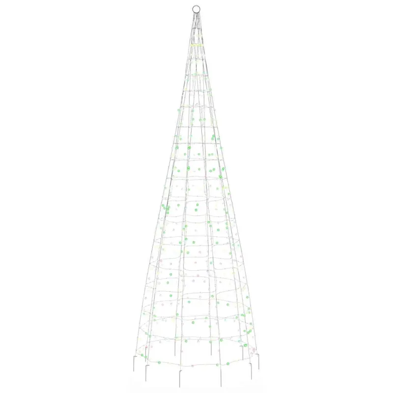 LED Kalėdų eglutė 550 LED Spalvingi 300 cm