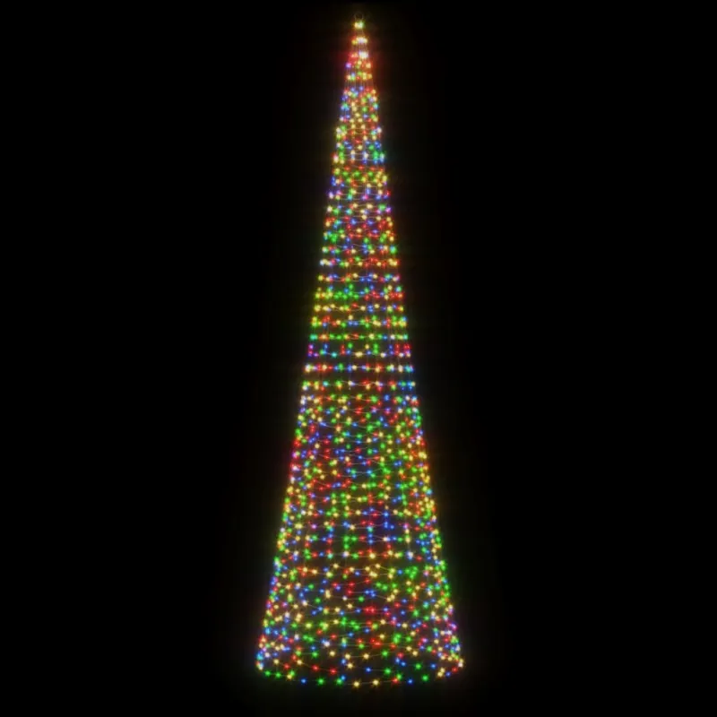 LED Kalėdų eglutė 1534 LED Spalvingi 500 cm