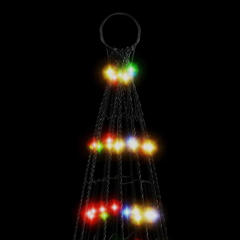 LED Kalėdų eglutė 1534 LED Spalvingi 500 cm