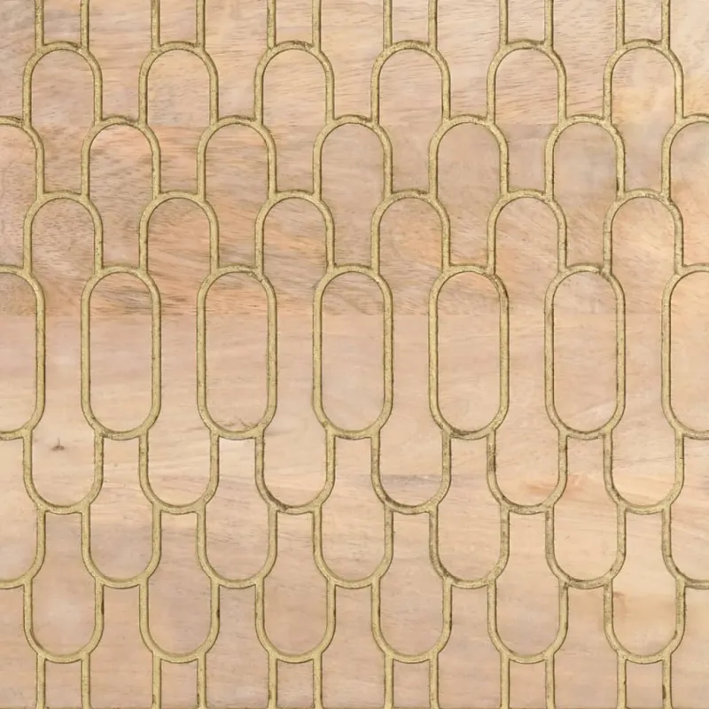 Televizoriaus spintelė, 100x33x46cm, mango medienos masyvas