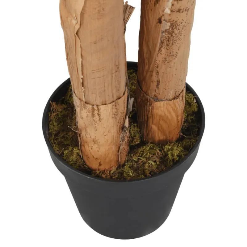 Dirbtinis bananmedis, žalios spalvos, 180cm, 19 lapai