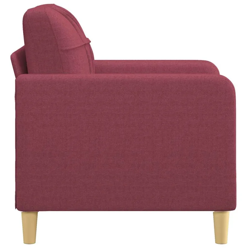 Krėslas, raudonojo vyno spalvos, 60cm, audinys