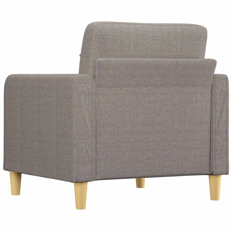 Krėslas, taupe spalvos, 60cm, audinys