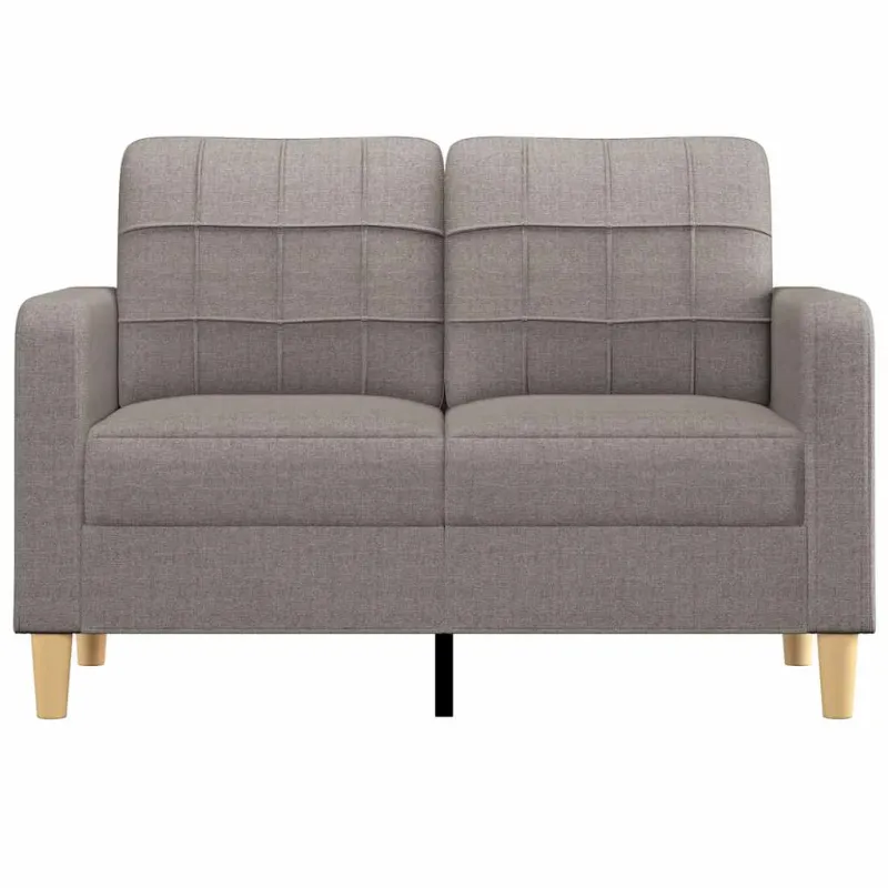 Dvivietė sofa, taupe spalvos, 120cm, audinys