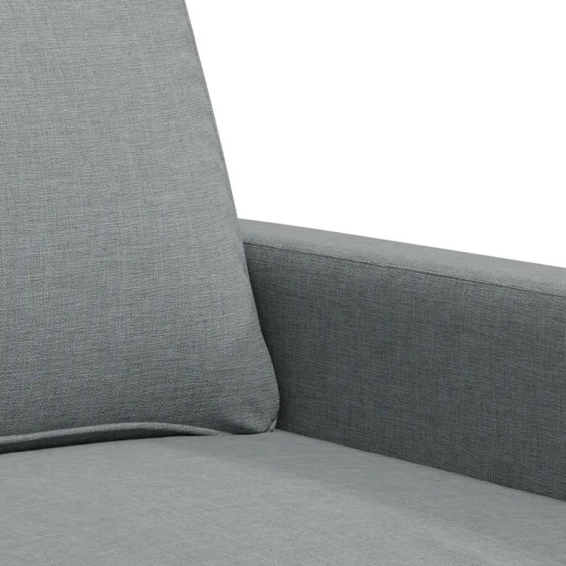 Trivietė sofa, šviesiai pilkos spalvos, 180cm, audinys