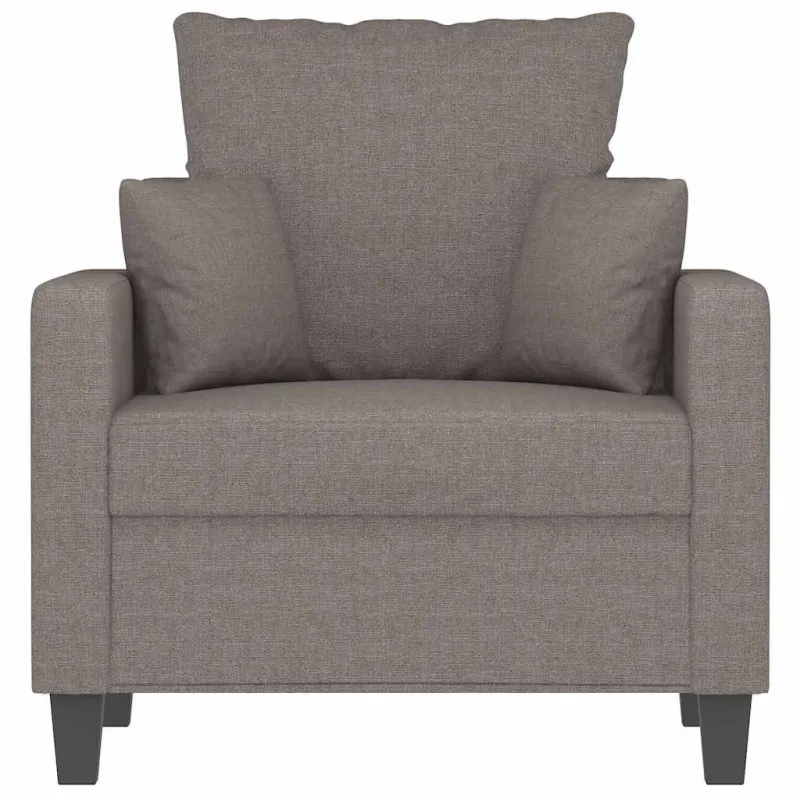 Krėslas, taupe spalvos, 60cm, audinys