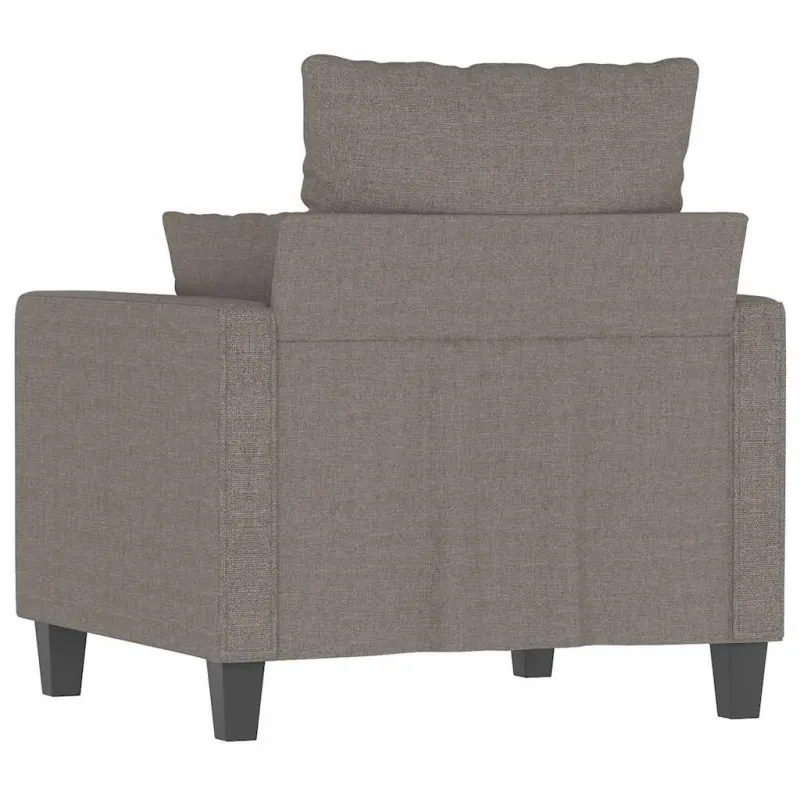 Krėslas, taupe spalvos, 60cm, audinys