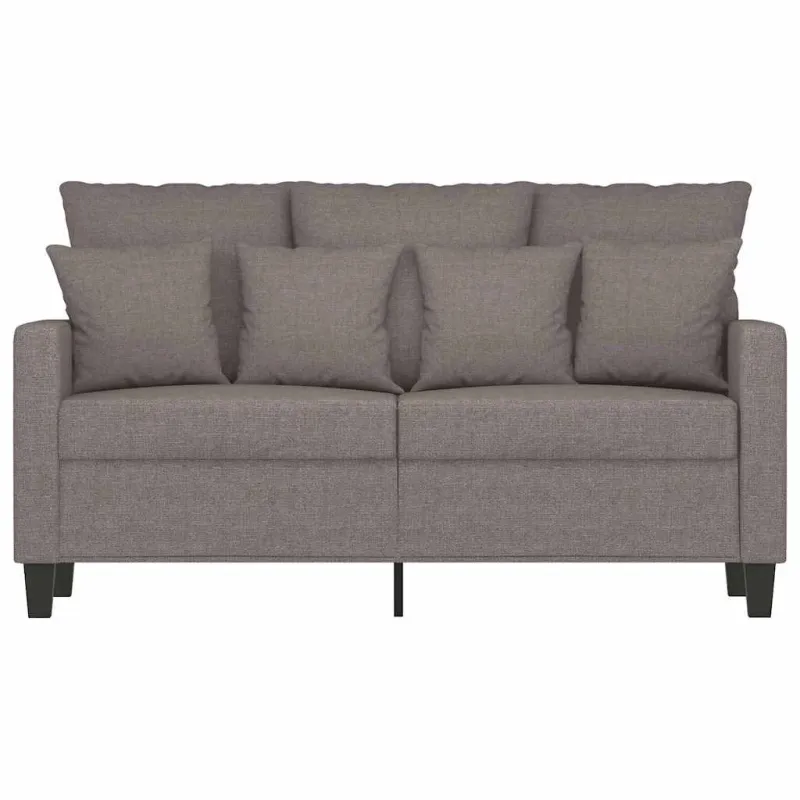 Dvivietė sofa, taupe spalvos, 120cm, audinys