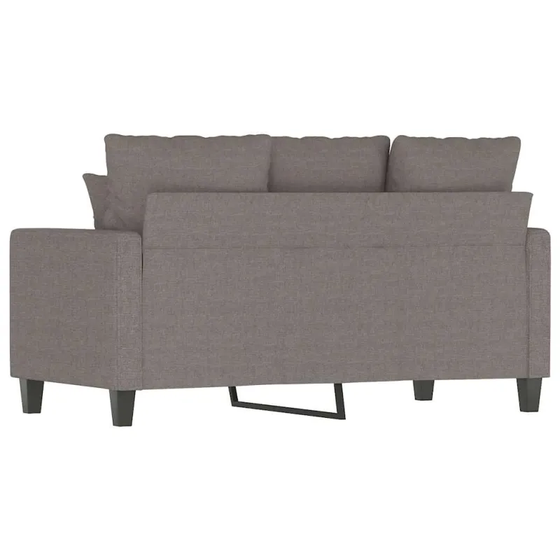 Dvivietė sofa, taupe spalvos, 120cm, audinys