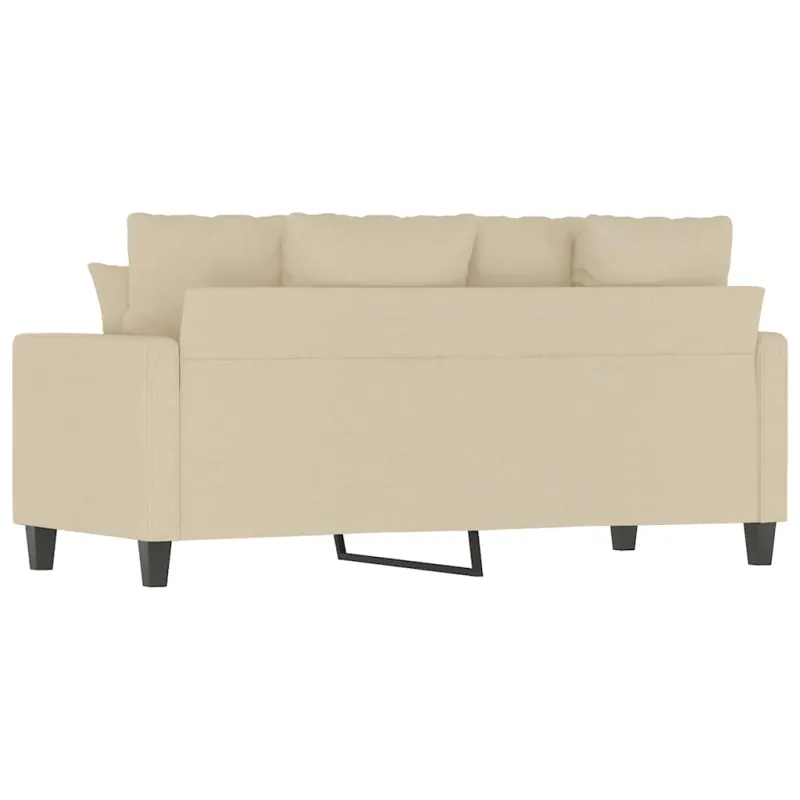 Dvivietė sofa, kreminės spalvos, 140cm, audinys