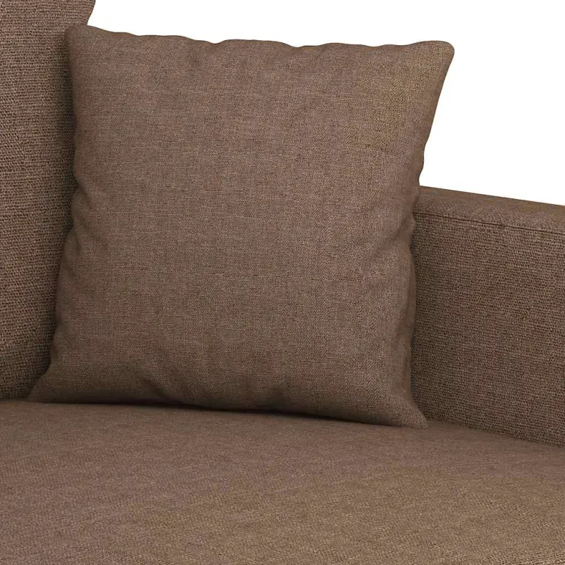 Dvivietė sofa, rudos spalvos, 140cm, audinys