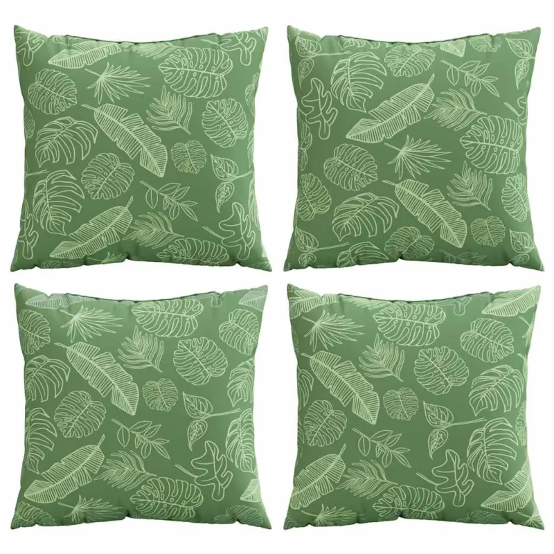 Išsklaidymo pagalvės Lapelis 4 pcs Lapų raštas 50 x 50 cm