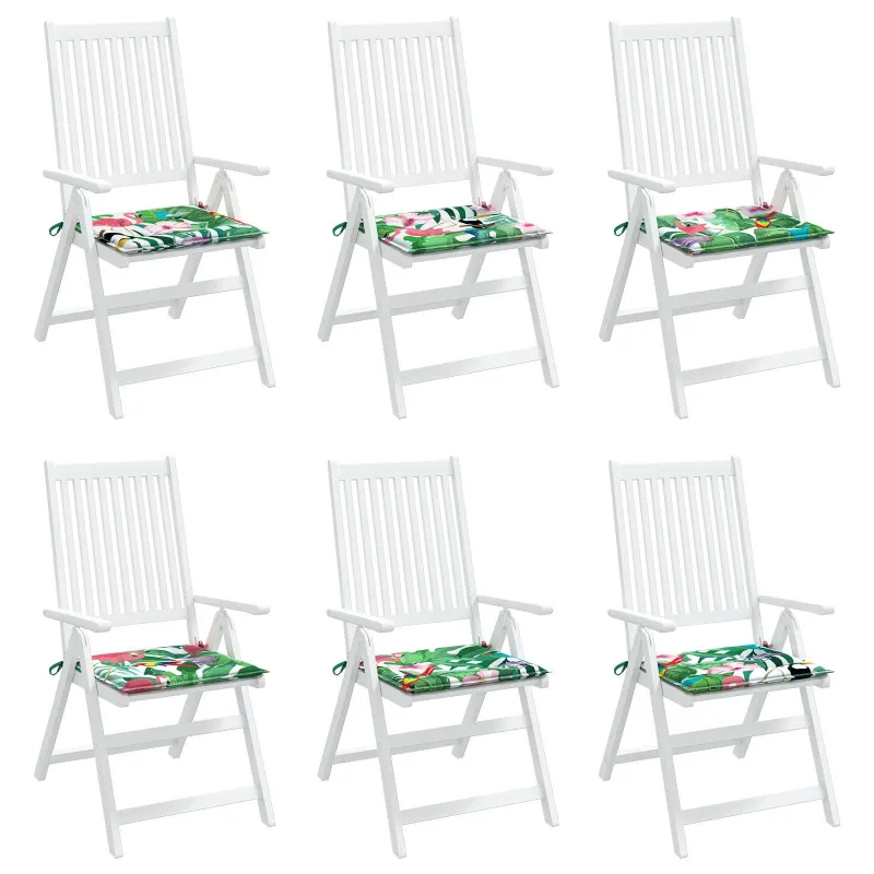 Kėdžių pagalvės 6 pcs Įvairiaspalvis 50 x 50 x 4 cm
