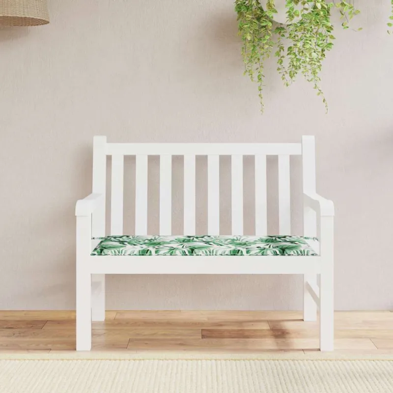 Kėdės pagalvėlė Lapų raštas 100 x 50 x 3 cm Oksfordo audinys